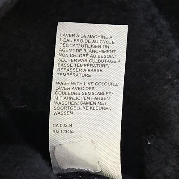 Lord & Taylor Bridged V-Neck Metallic Thread Sweater Women's L Black Silver EUC - Picture 5 of 13